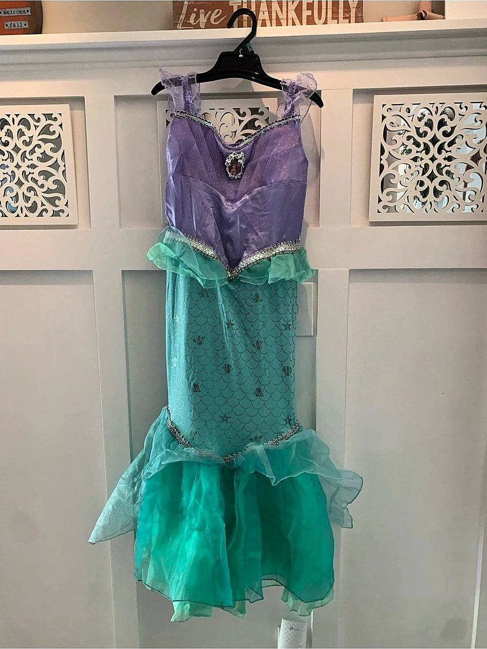 Disney Princess Ariel "The Little Mermaid" Costume- Size M (7/8)
